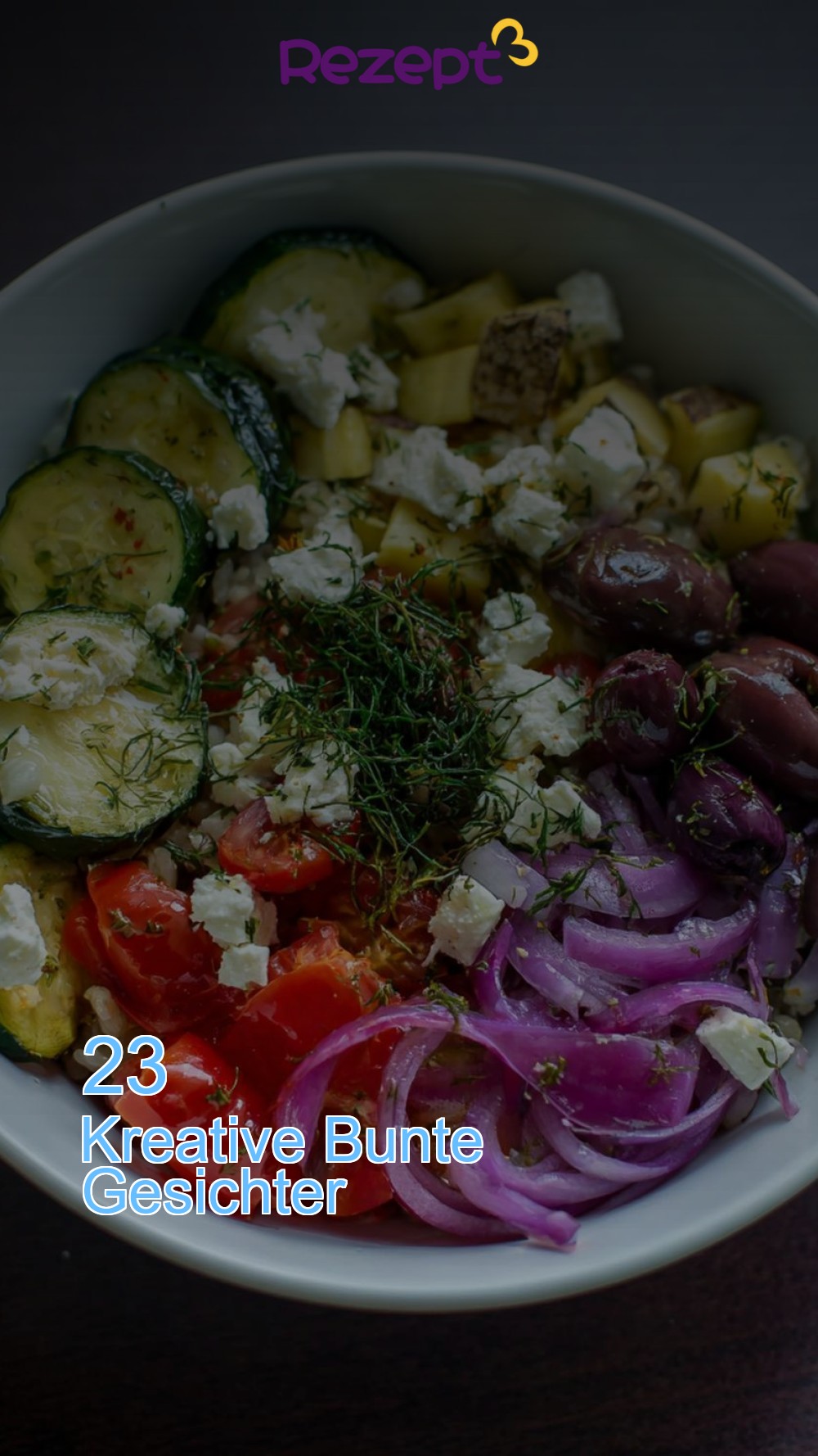 23 Kreative Bunte Gesichter