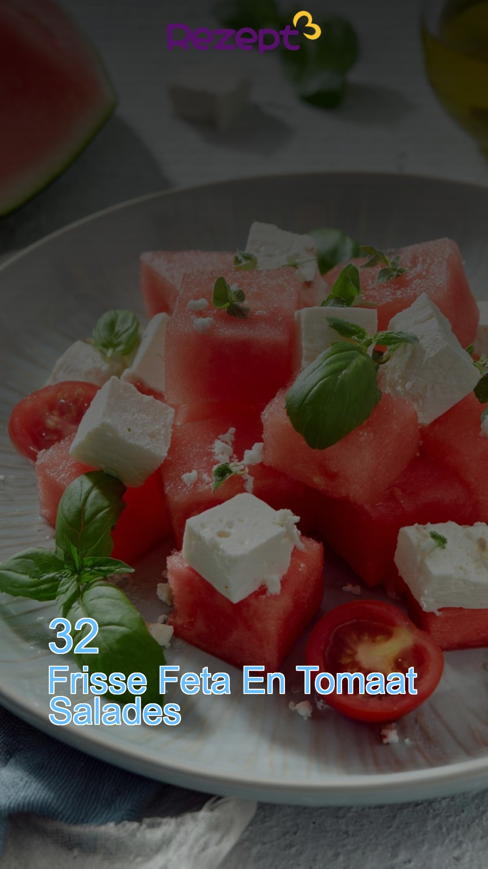 32 Frisse Feta En Tomaat Salades