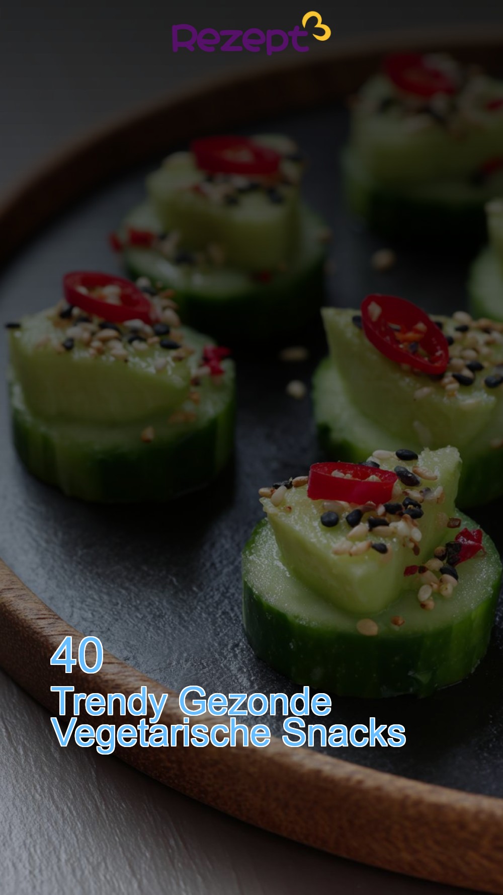 40 Trendy Gezonde Vegetarische Snacks