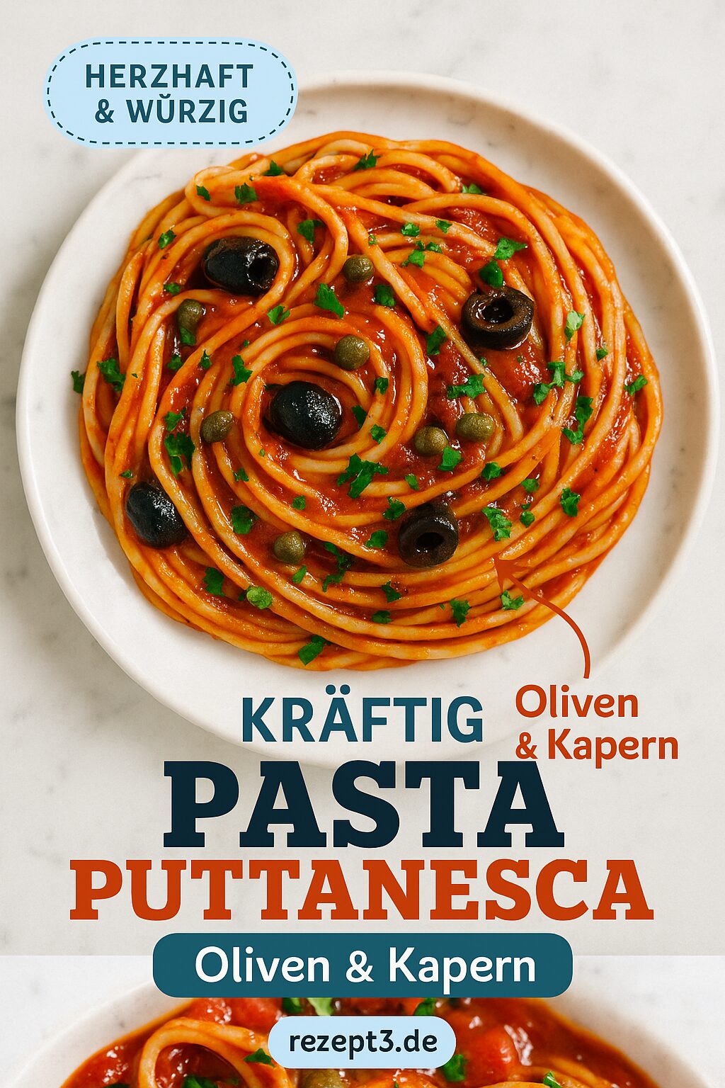 Pasta Puttanesca – würzig, schnell und unwiderstehlich