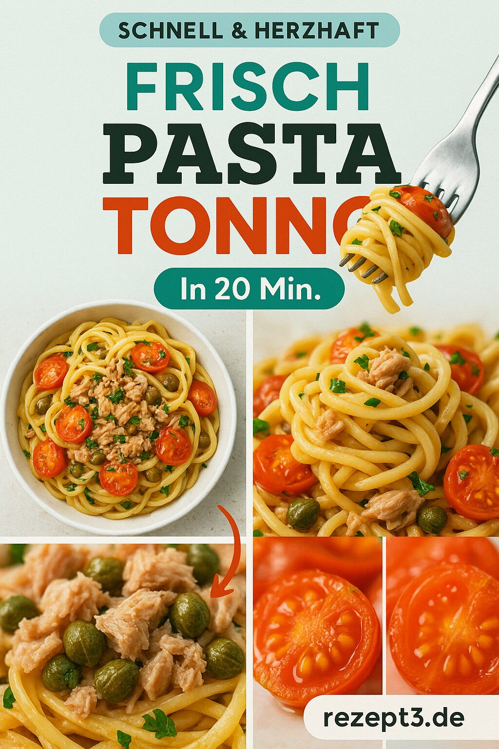 Pasta Tonno – cremige Thunfisch-Pasta in 20 Minuten