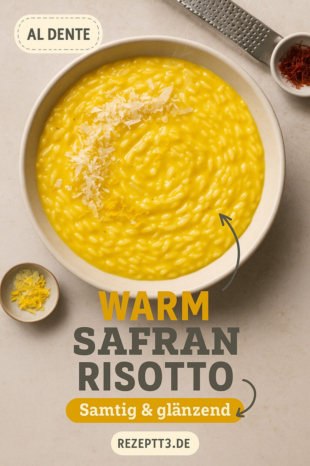 Safran Risotto: cremiges Rezept mit Aroma und Biss