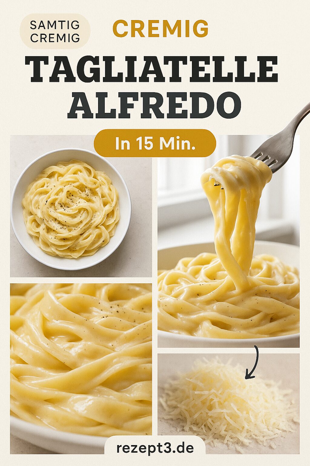 Tagliatelle Alfredo: Cremiges Rezept wie aus Italien